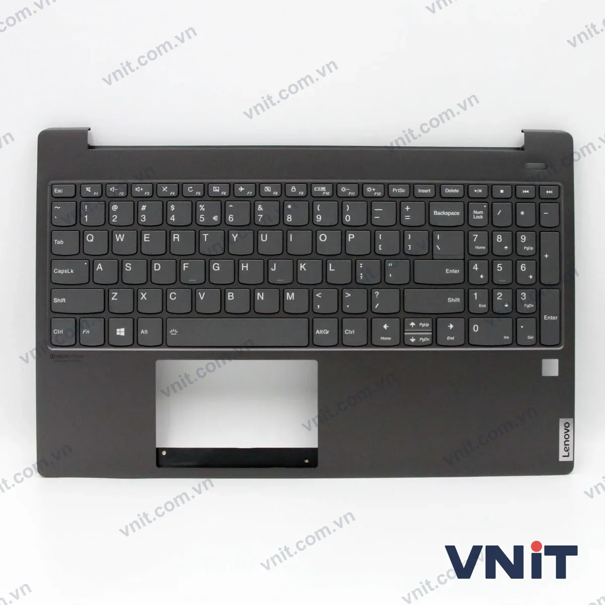 Bàn phím kèm bệ (palmrest) Laptop Lenovo yoga S740-15IRH, little fingerprint hole (Có đèn nền) (Màu tím)