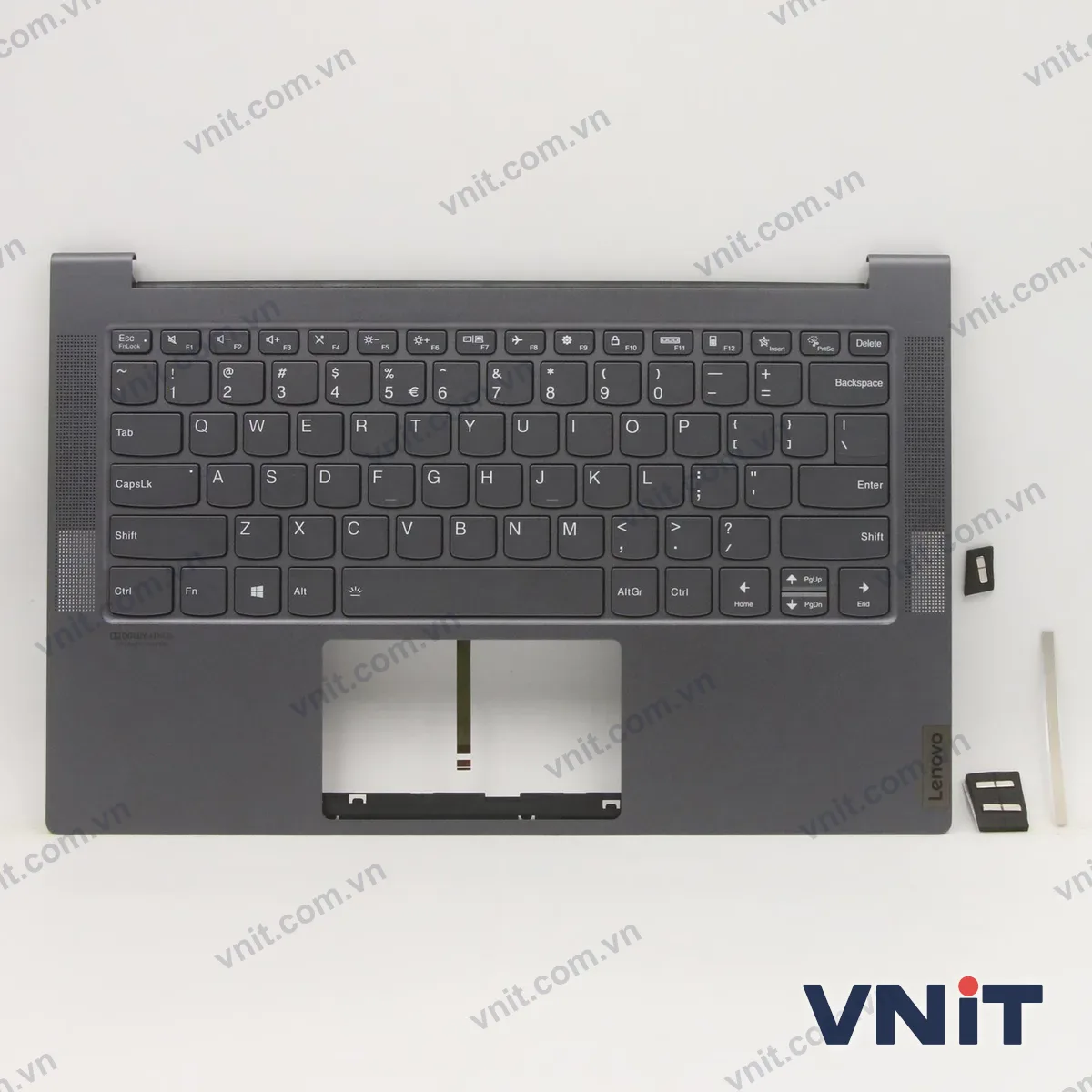 Bàn phím kèm bệ (palmrest) Laptop Lenovo yoga Slim 7-14IIL05, 7-14ARE05, 7-14ITL05, 5CB1B02813 (Có đèn nền) (Màu xám)