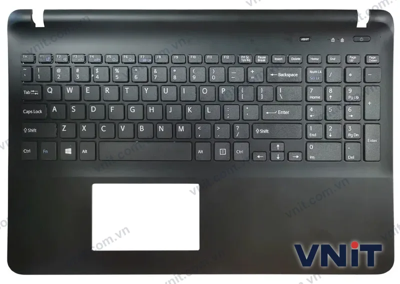 Bàn phím kèm bệ (palmrest) Laptop Sony Vaio SVF15, SVF151, SVF152, SVF153, SVF1541 (Màu đen)