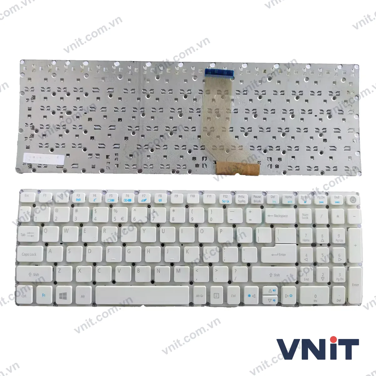 Bàn phím Laptop Acer A315-21 A315-51 A515-51 A517-51G V3-575G (Màu trắng)