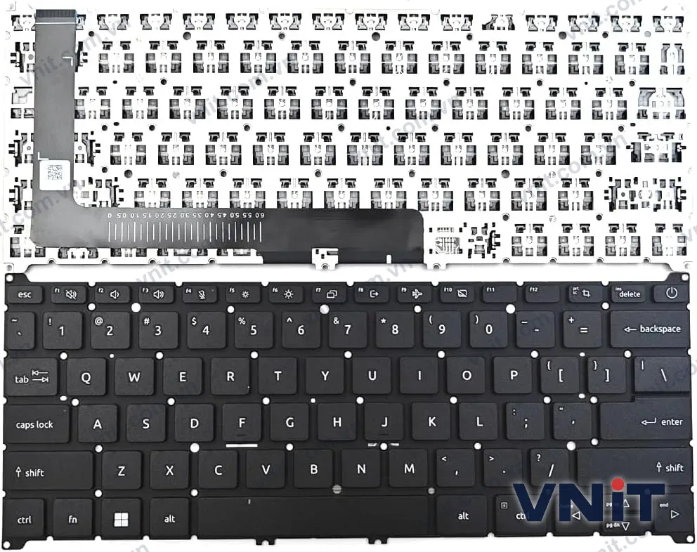 Bàn phím Laptop Acer Aspire A314-23M, A314-23P, A314-36M, A314-36P, A514-55G, A514-56P (Màu đen)