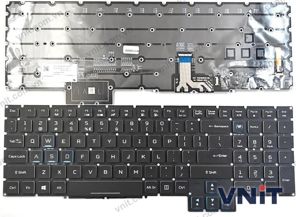 Bàn phím Laptop Acer Predator Helios PH717-71 PH717-72 N17Q11 RGB (Có đèn nền)
