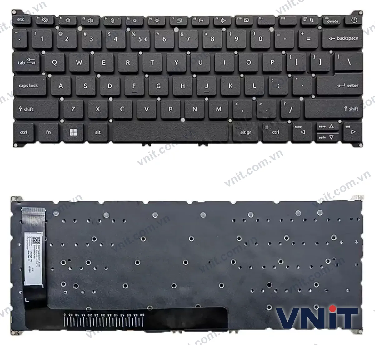 Bàn phím Laptop Acer Spin SP314-55N, SP514-51, SP514-51N, Vero 14 AV14-51, AV14-52P (Màu đen)