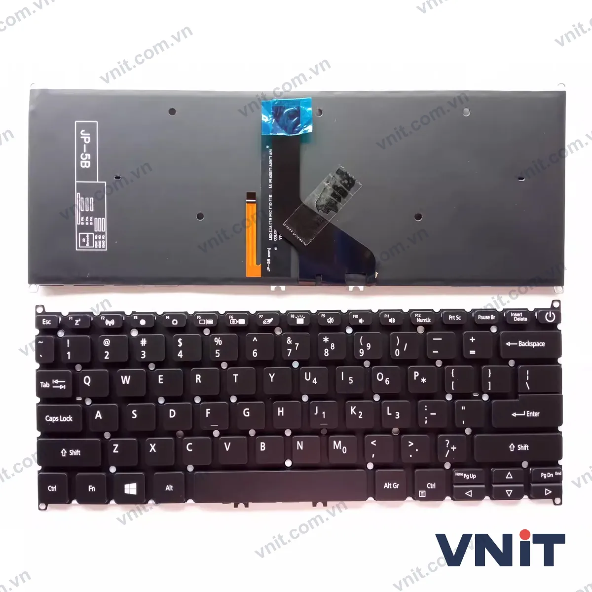 Bàn phím Laptop Acer Swift 5 SF514-51T SF514-52T N17W3 SF514-54GT power (Có đèn nền) (Màu đen)