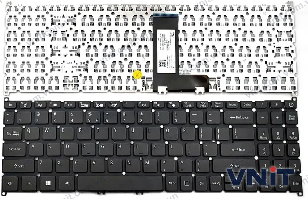 Bàn phím Laptop Acer SwiftX SFX16-51G, Aspire S50-51, S50-53, Function keys (Màu đen)