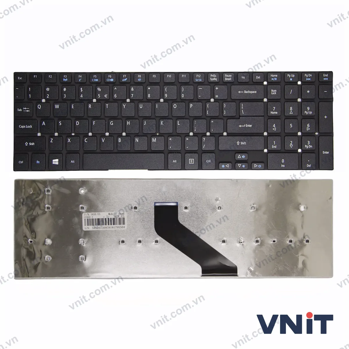 Bàn phím Laptop Acer TMP256 Extensa 2508 EX2509 EX2510 MS2394 OEM