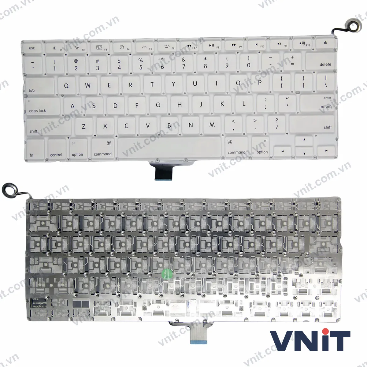 Bàn phím Laptop Apple macbook A1342 (Màu trắng)