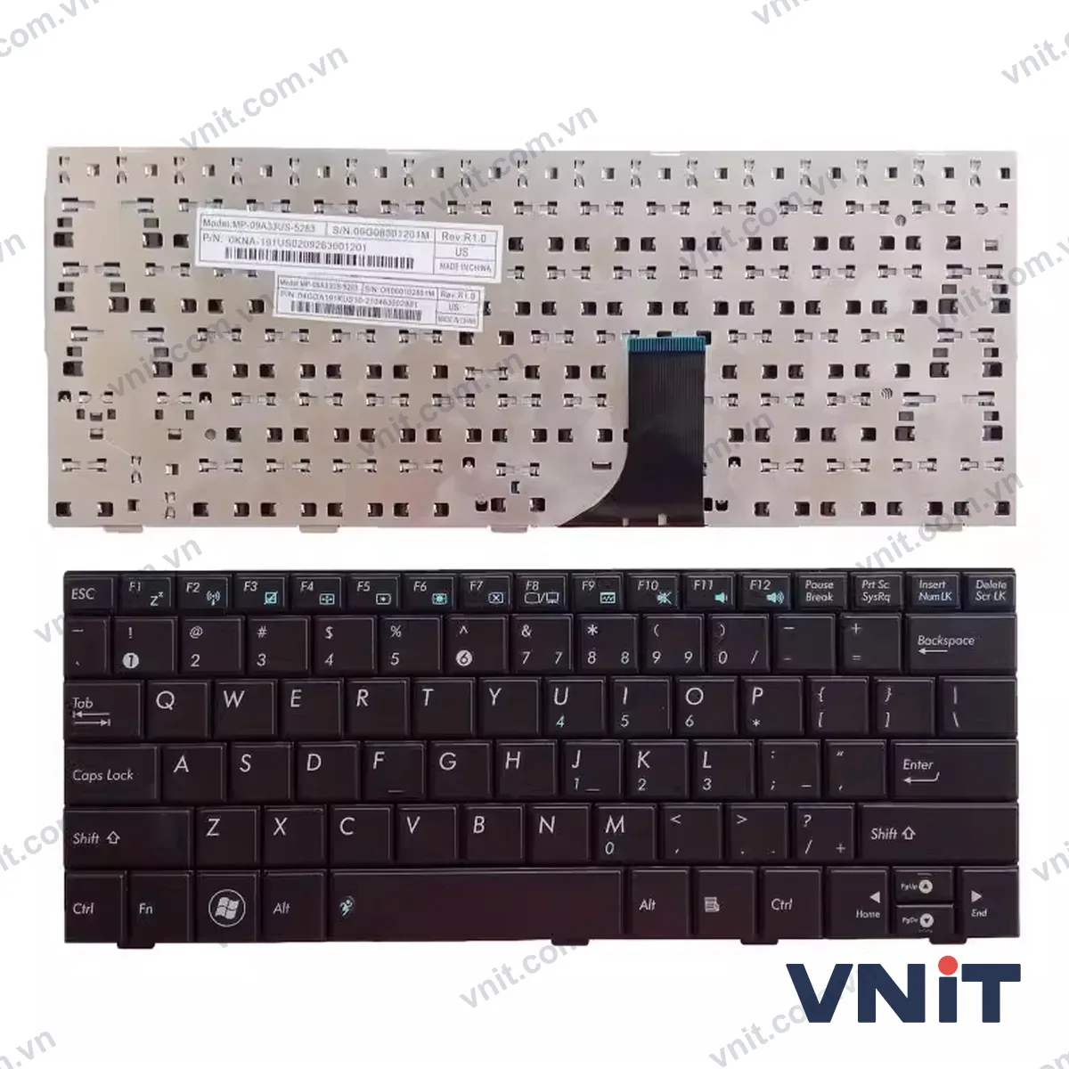 Bàn phím Laptop Asus EeePC 1005HA 1008HA 1005 1005HD 1005PX 1001HA