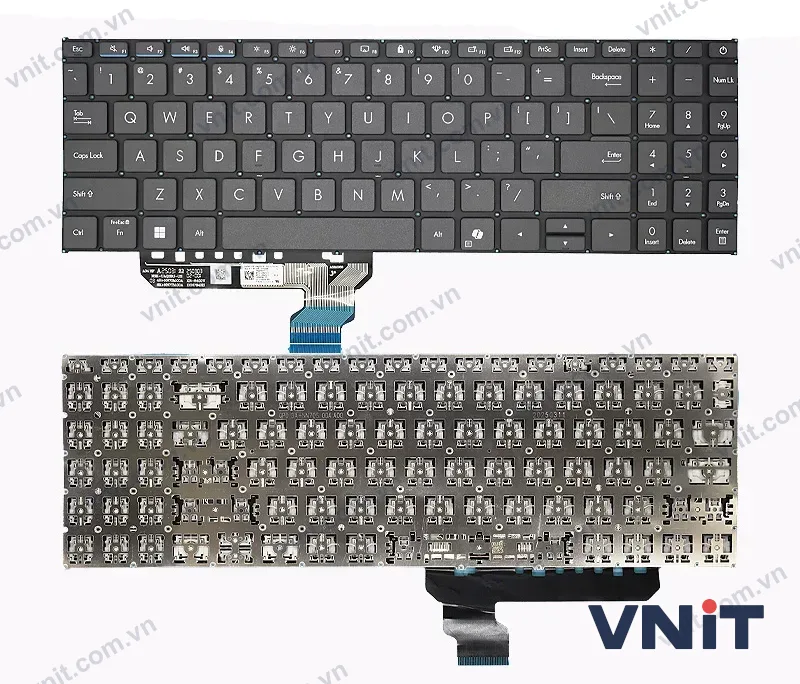 Bàn phím Laptop Asus ExpertBook PM1503CDA PM1503CMA PM1503CVA (Màu đen)