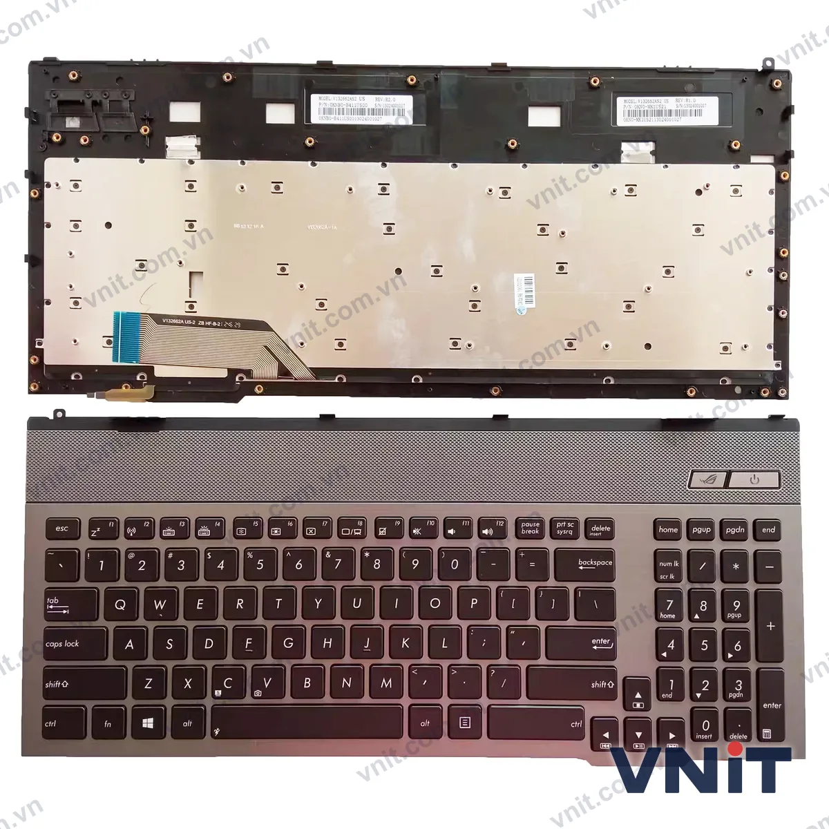 Bàn phím Laptop Asus G55 G57 G55V G55VW G57V G57VW (Có đèn nền)