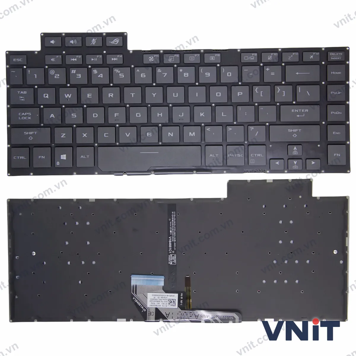 Bàn phím Laptop Asus GA502 GU502 GX502 GM502 (Có đèn nền) (Màu đen)