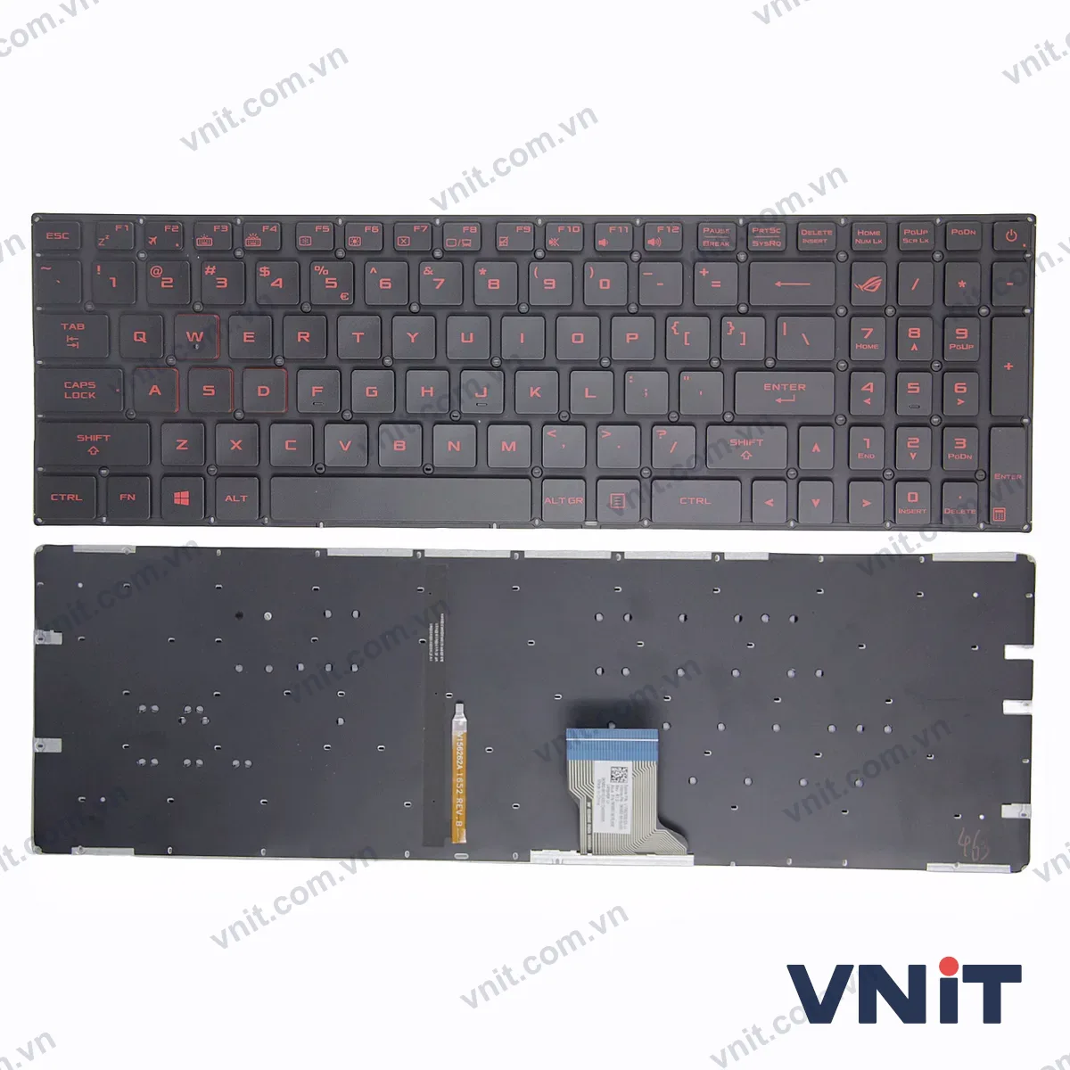 Bàn phím Laptop Asus GL502 GL702 S5VS S7VT FX502 FX60VM ZX60V G502VM (Có đèn nền) (Màu đỏ)