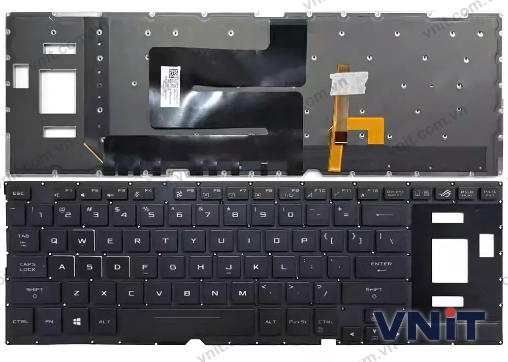 Bàn phím Laptop Asus GX535, GX535G, GX535GV, GX535GW, 4-zone RGB (Có đèn nền)