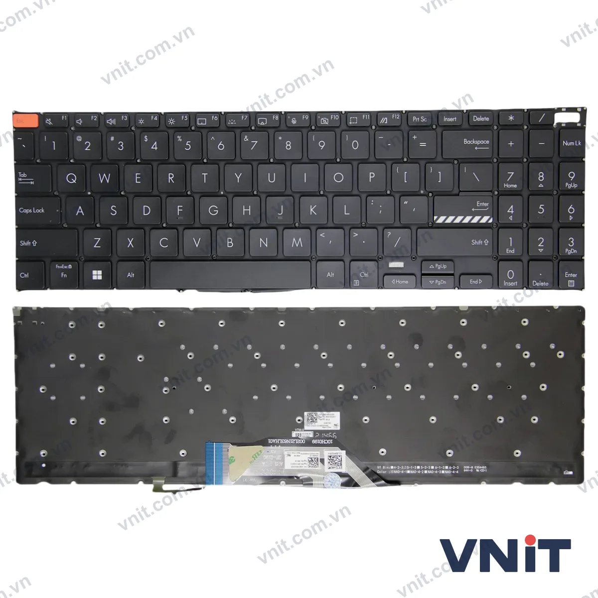 Bàn phím Laptop Asus K3502Z 16X S5602 M5602 X5602 M3502 M3502Q S3502 (Có đèn nền) (Màu đen)