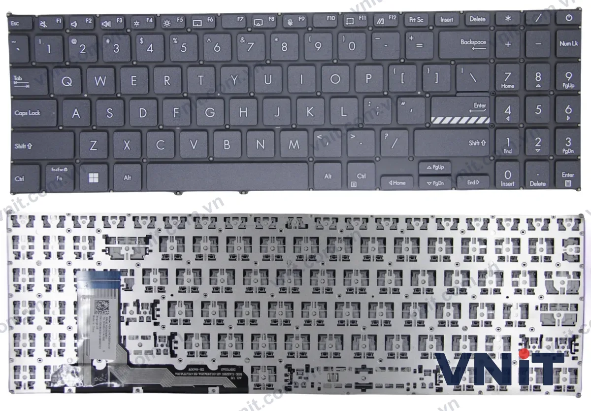 Bàn phím Laptop Asus K3605, K3605ZV, K3605VC, K3504, M3504, S3504, E1504, M3605 (Màu đen)