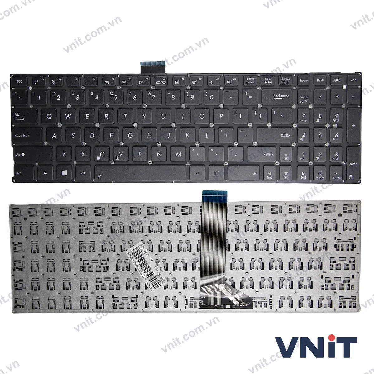 Bàn phím Laptop Asus K501, K501LB, K501U, A501U, V505, L F555V, FL5500L, OEM
