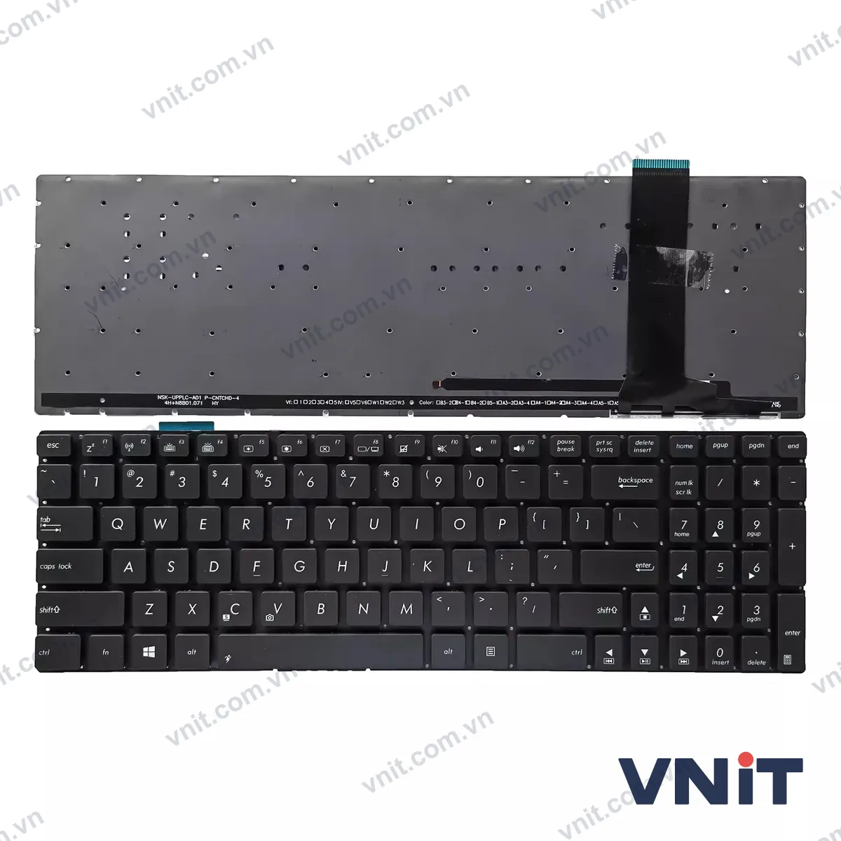Bàn phím Laptop Asus N56 N56JN N56JR N56VB N56VJ N56VM N56VV N56VZ (Có đèn nền)