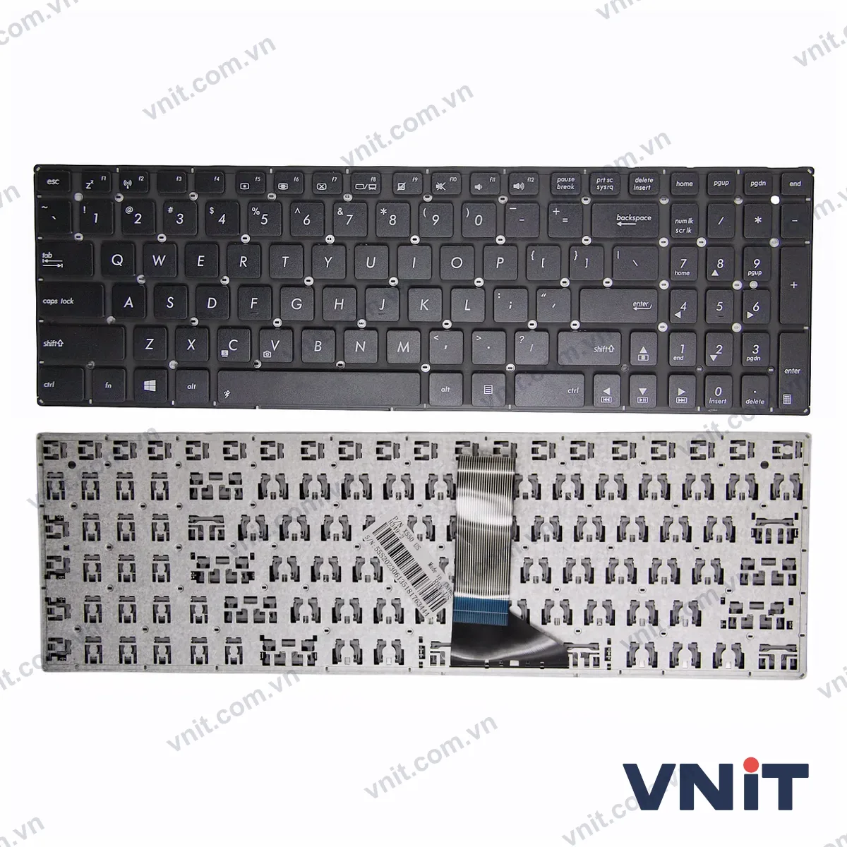Bàn phím Laptop Asus P550 PRO500 PU550 W50 W508 VM580 W518 OEM (Màu đen)