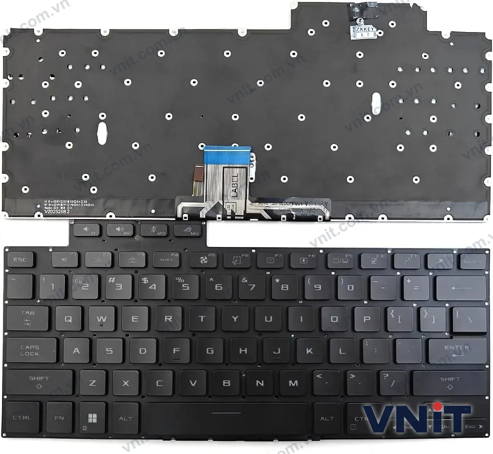 Bàn phím Laptop Asus ROG Flow X13 GV301R, GV301RA, GV301RC, GV301RE, Series 2022 (Có đèn nền)