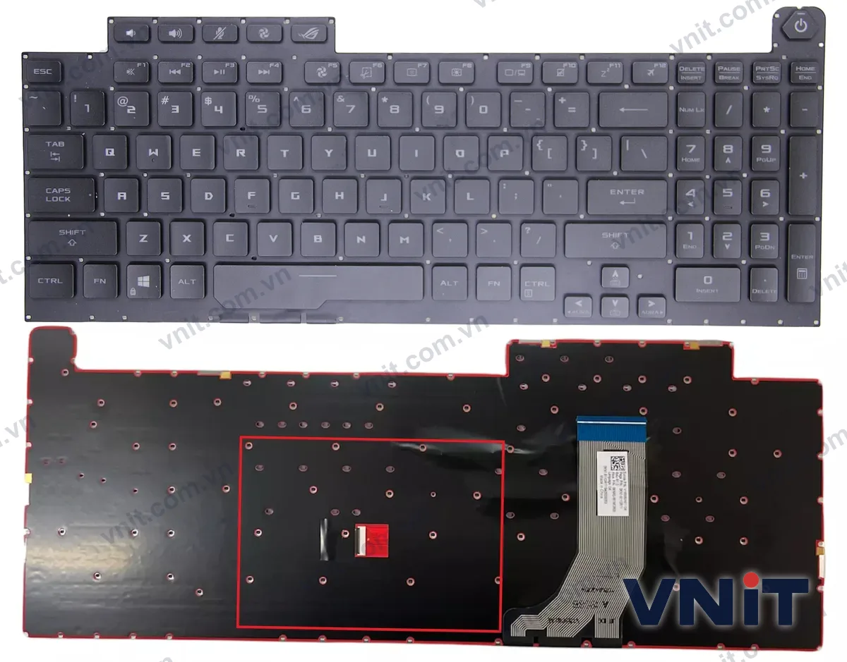 Bàn phím Laptop Asus ROG Strix G731, G732, GL731, G712, PX731, RGB (Có đèn nền)