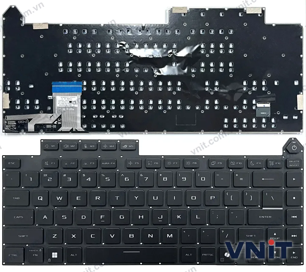 Bàn phím Laptop Asus ROG Strix Scar 16 G635LR, G615, G635, 2025 per-key RGB (Có đèn nền)