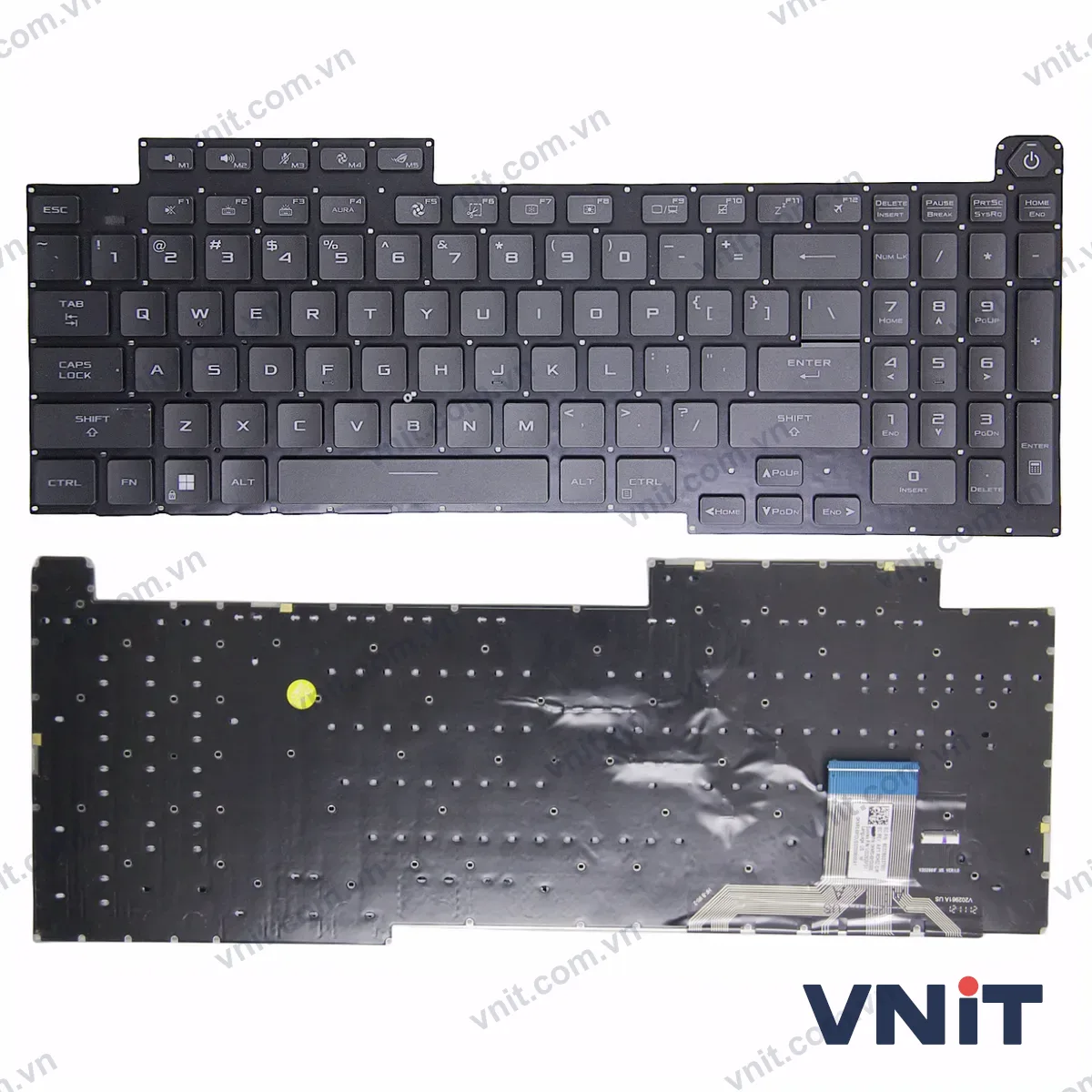 Bàn phím Laptop Asus ROG Strix SCAR 17 SE G733CW, G733CX, Strix SCAR 17 X3D G733PYV, G733PZV, RGB (Có đèn nền)