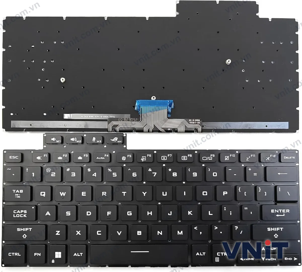 Bàn phím Laptop Asus ROG Zephyrus M16 GU603ZE GU603ZM GU603ZW RGB OEM (Có đèn nền) (Màu đen)