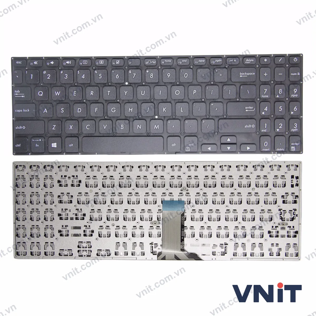 Bàn phím Laptop Asus S15 S5300U S5300UN X530 K530 S5300F (Màu đen)