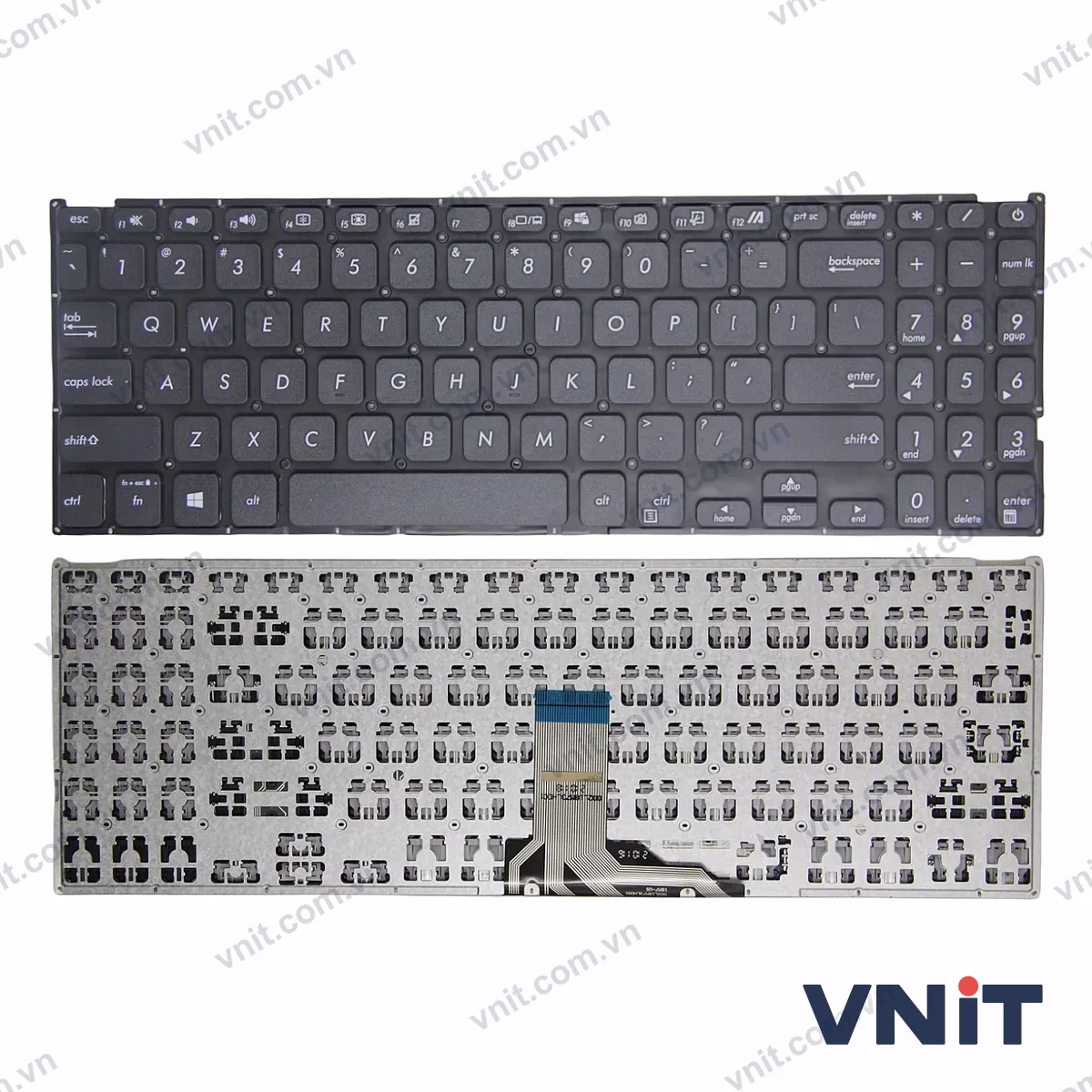 Bàn phím Laptop Asus S1500, S505, S509, S515, S516, S565, X1500, Y1511 (Màu đen)