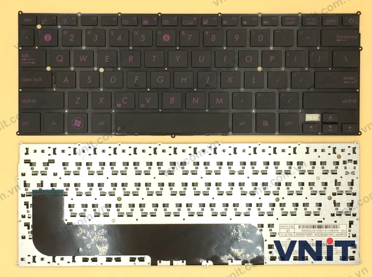 Bàn phím Laptop Asus UX21 UX21E MP-11A93US65282 (Màu đen)