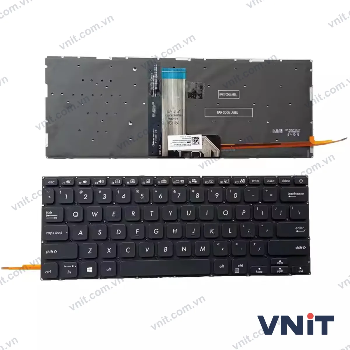 Bàn phím Laptop Asus Vivobook 14 X415 X415J V4200j V4200E M4200U Y4200D (Có đèn nền) (Màu đen)