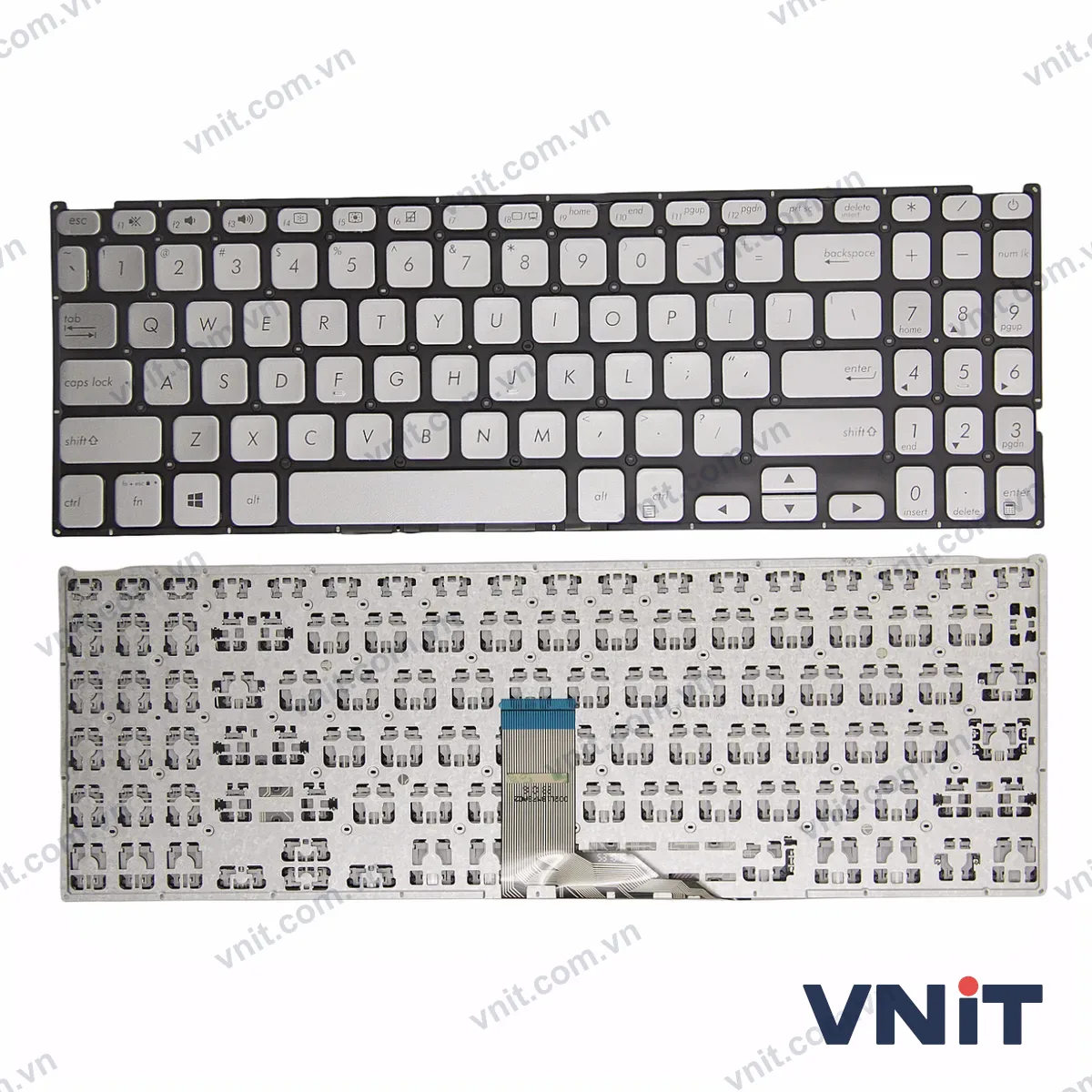Bàn phím Laptop Asus VivoBook A512 K512 P1504 R564 (Màu bạc)