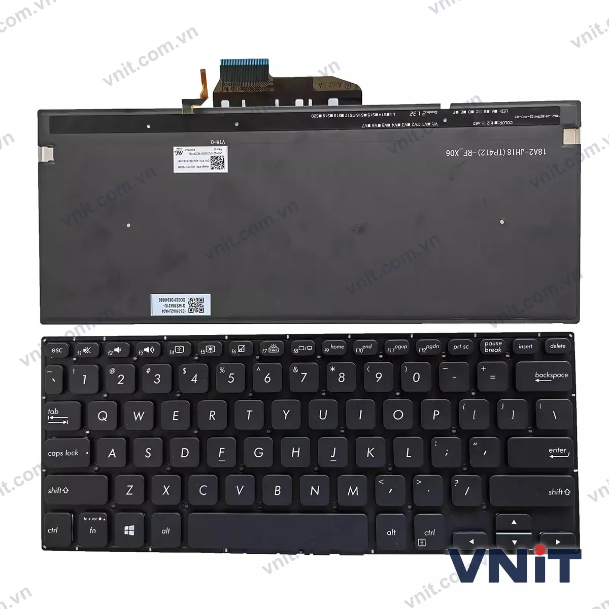 Bàn phím Laptop Asus VivoBook Flip TP412 TP412U TP412UA TP412F TP412FA (Có đèn nền)