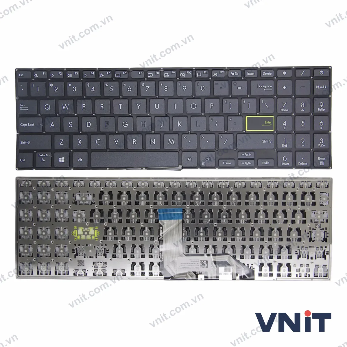 Bàn phím Laptop Asus VivoBook X513 M513 E510 V5050 V5100E M5100 K513 FL8800 (Màu đen)
