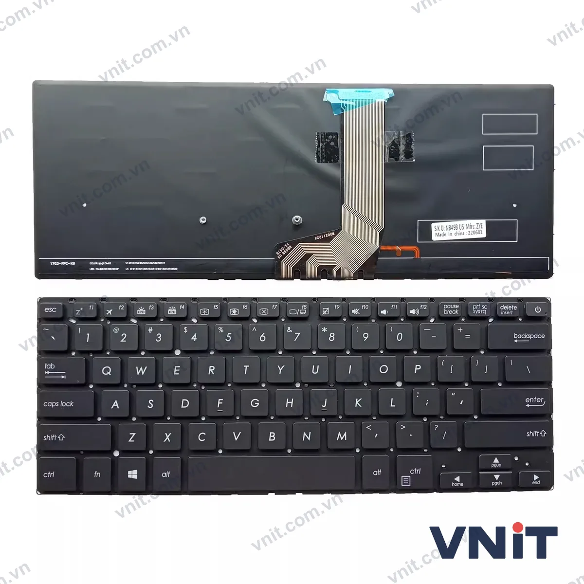 Bàn phím Laptop Asus X411 S4000V S4100V R421U S4200U V480Q (Có đèn nền)