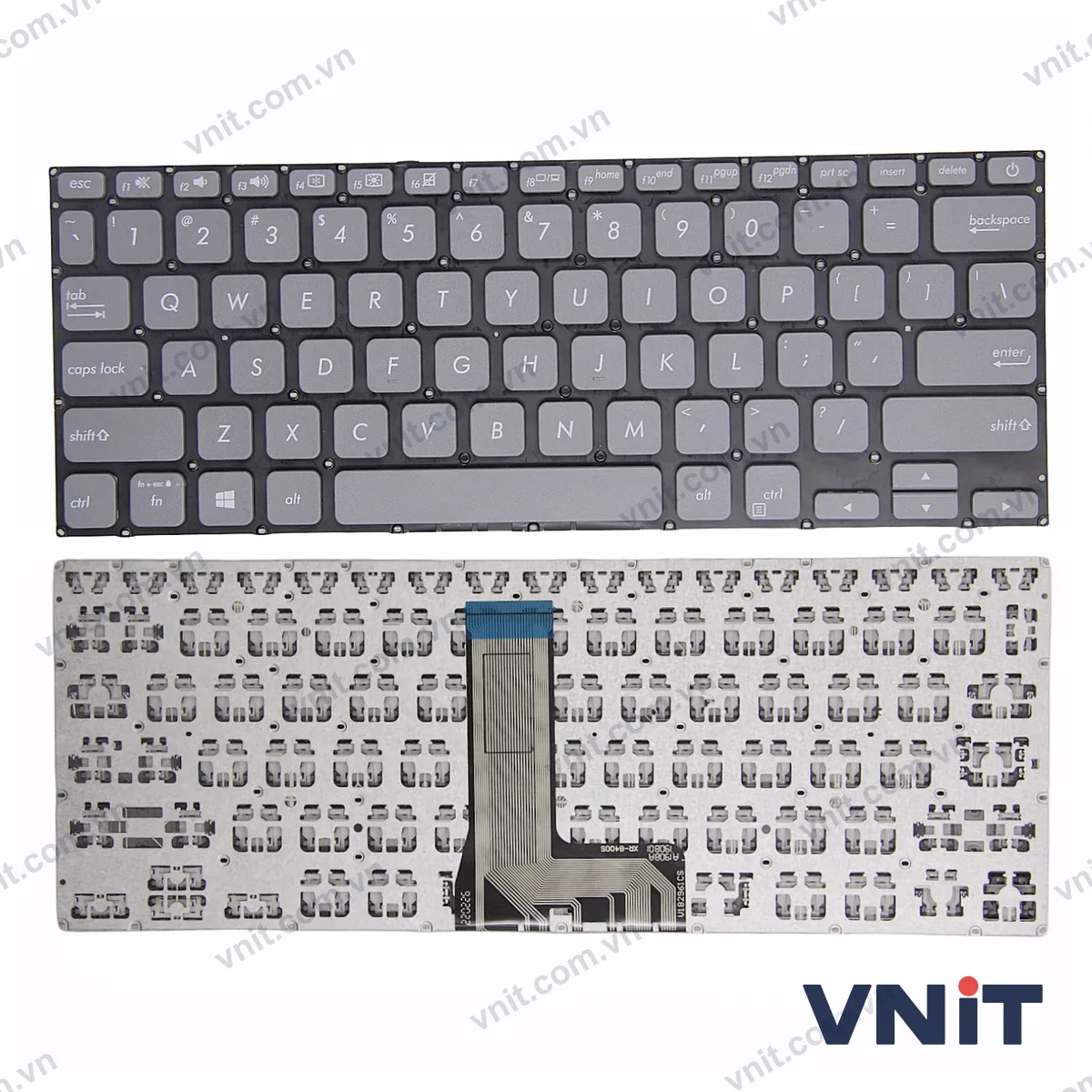 Bàn phím Laptop Asus X412 A412 R424 R424F V4000V V4000F (Màu xám)