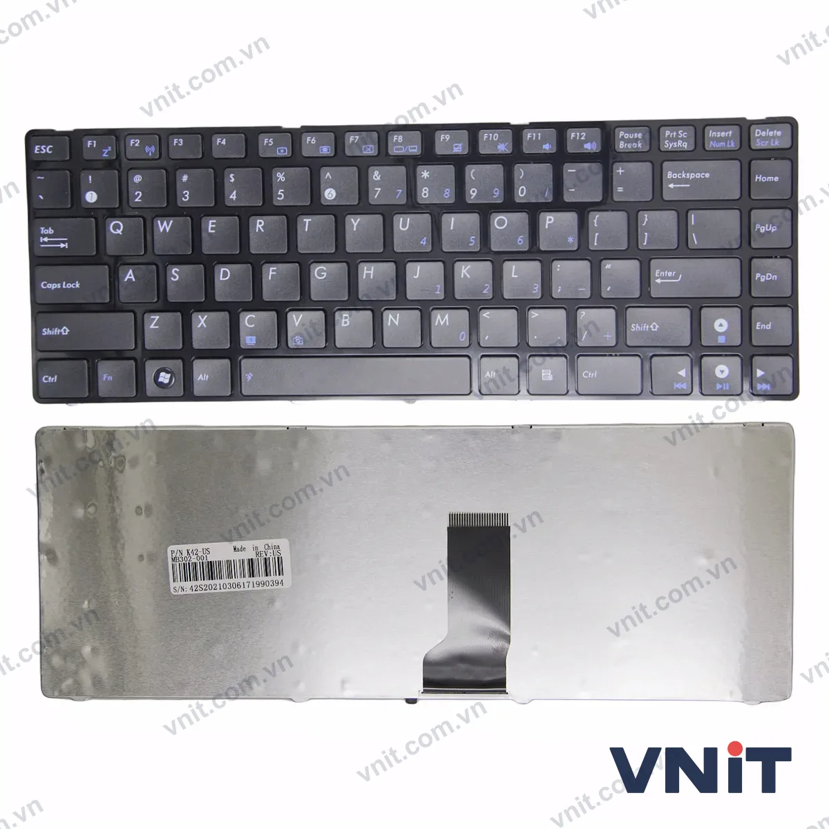 Bàn phím Laptop Asus X42J X43S X44H X45V A83S X84H K84h A84S K42j K43 A43 OEM (Màu đen)