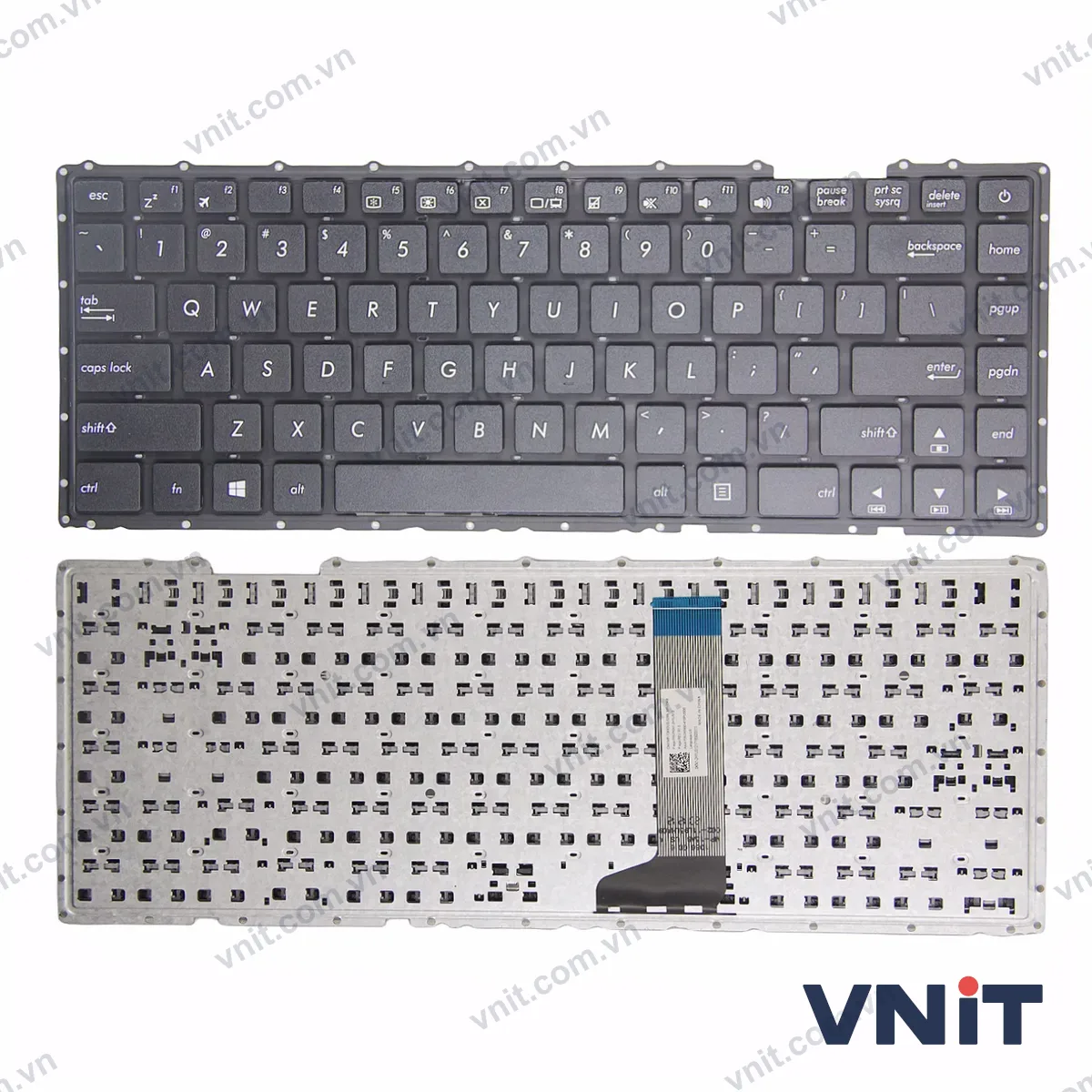 Bàn phím Laptop Asus X442 F442U X442U X442UA A442U R419U A480U (Màu đen)