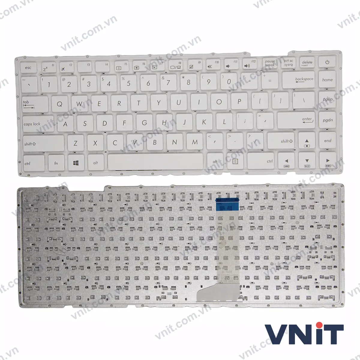 Bàn phím Laptop Asus X442 F442U X442U X442UA A442U R419U A480U (Màu trắng)