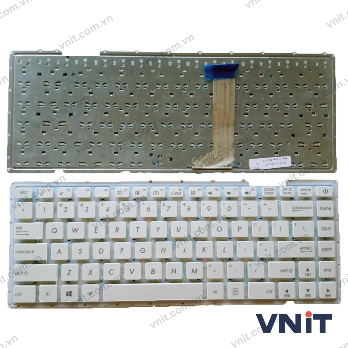 Bàn phím Laptop Asus X442 X442UA X442UR X442UF X442UQ X442UNR F442UA F442UF (Màu trắng)