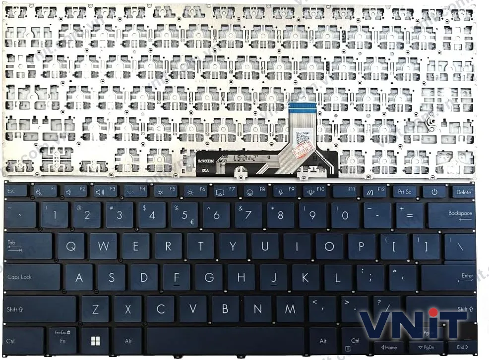 Bàn phím Laptop Asus ZenBook 14 UX3405, UX3405CA, UX3405MA, Q415M (Màu xanh)