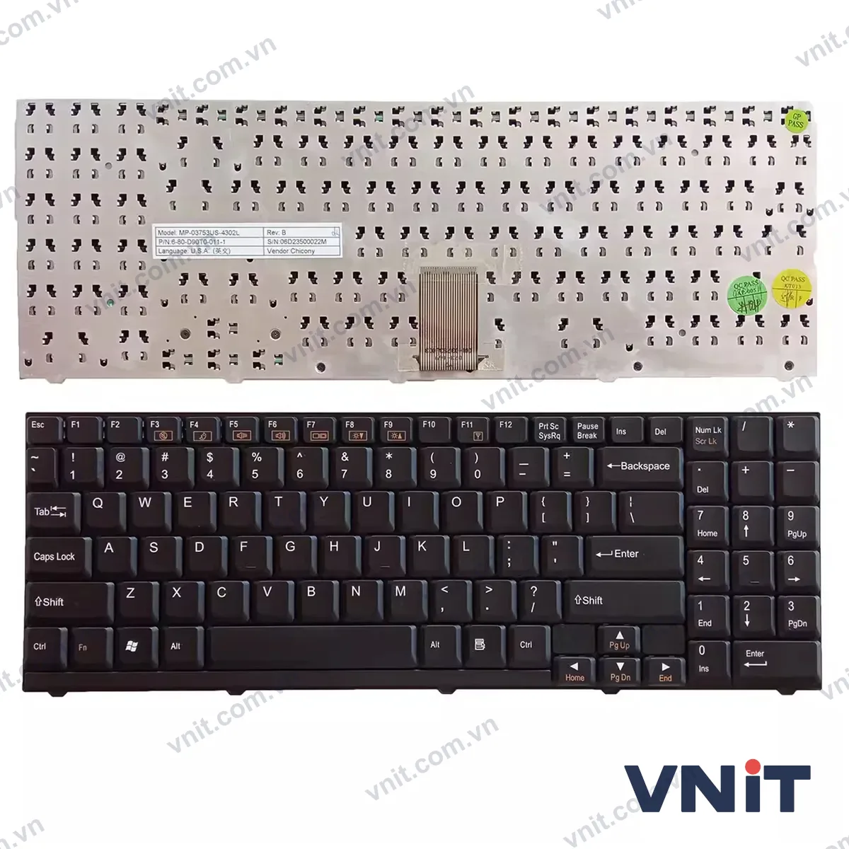 Bàn phím Laptop Clevo D900c M570RU M570TU Win 7 Only Multilpe