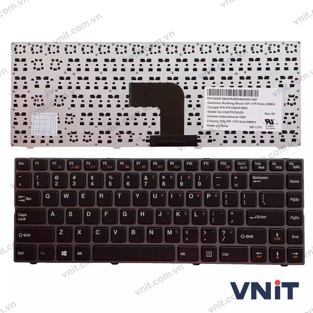 Bàn phím Laptop Compal QAT10 QAT11 U400A MP-11P13US-698