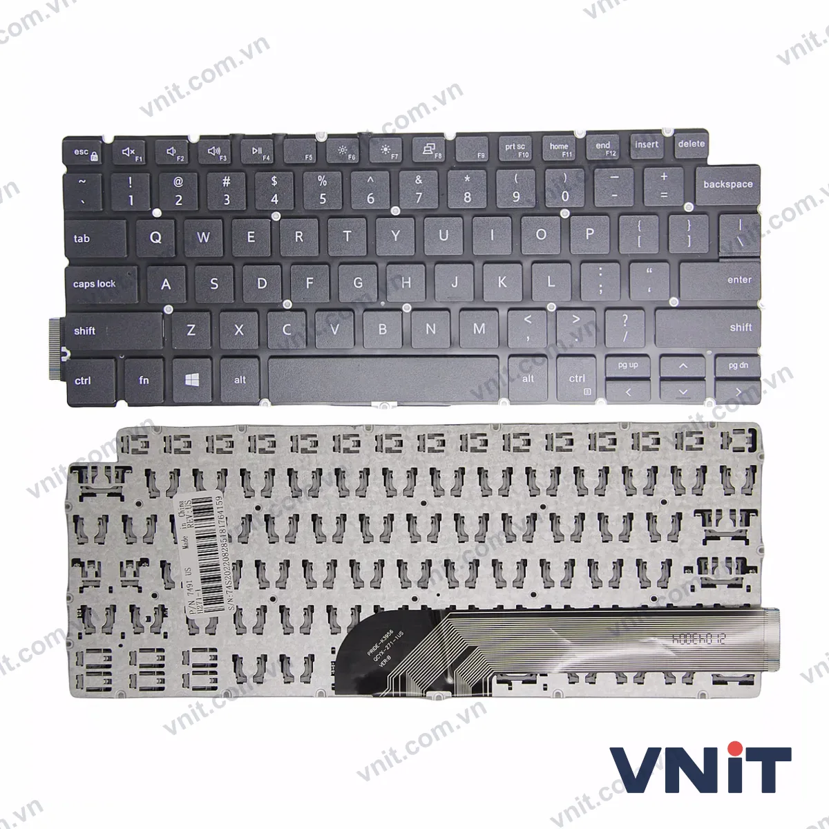 Bàn phím Laptop Dell 5408 5405 5406 5415 P121G P113G P114G P126G P115G OEM (Màu đen)