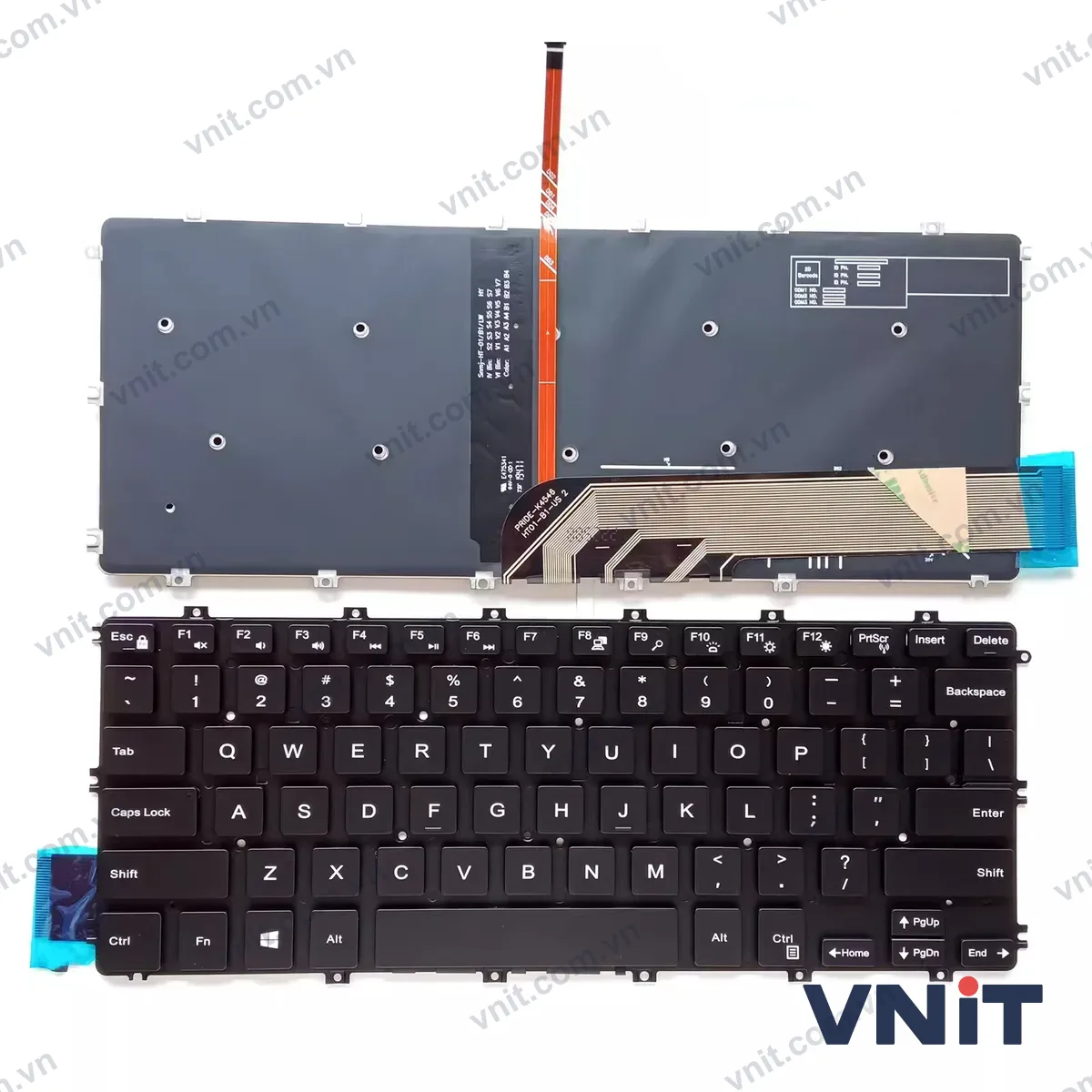 Bàn phím Laptop Dell 5481 5482 5485 5488 5491 7386 7586 2-in-1 (Có đèn nền)