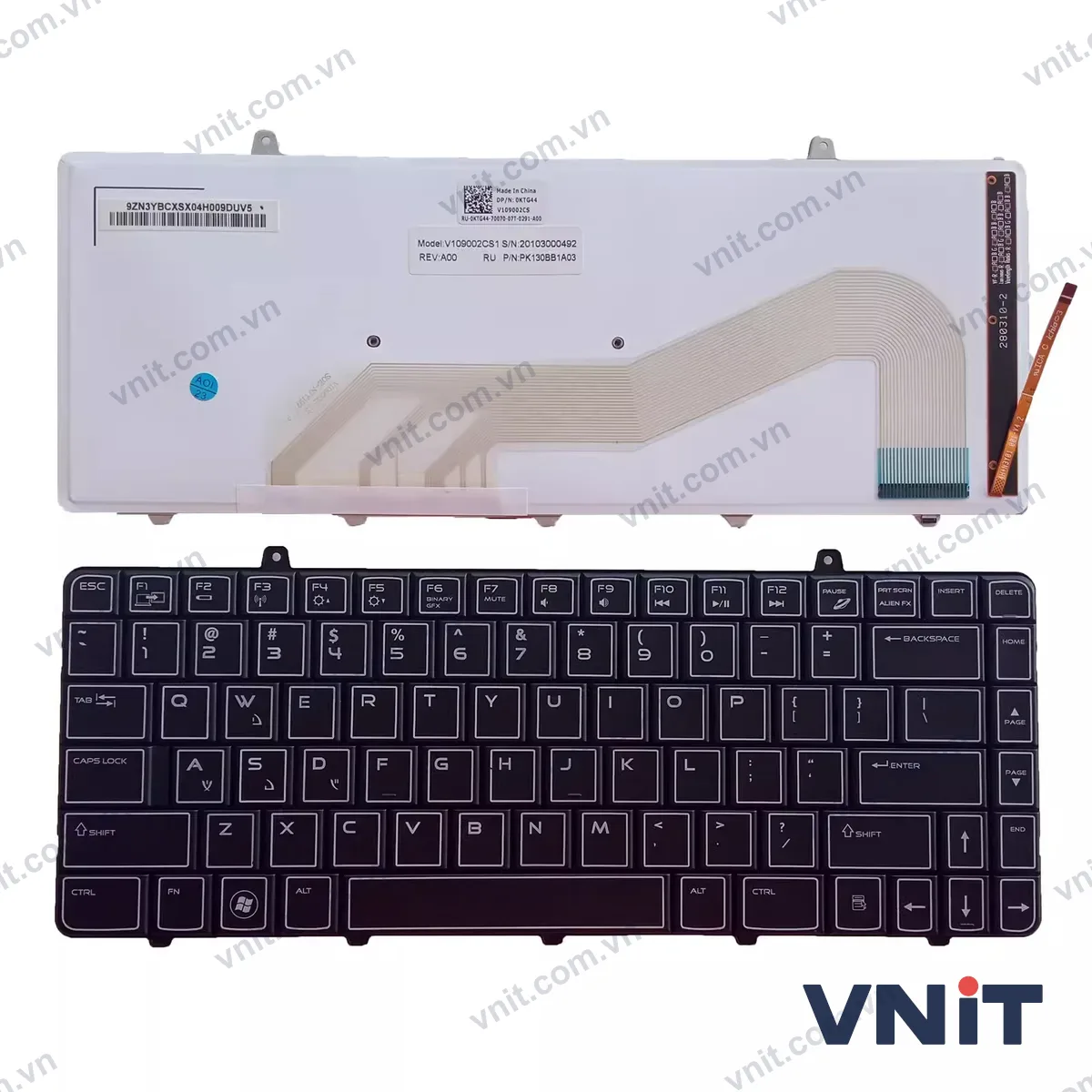 Bàn phím Laptop Dell Alienware M11x R1 (Có đèn nền)