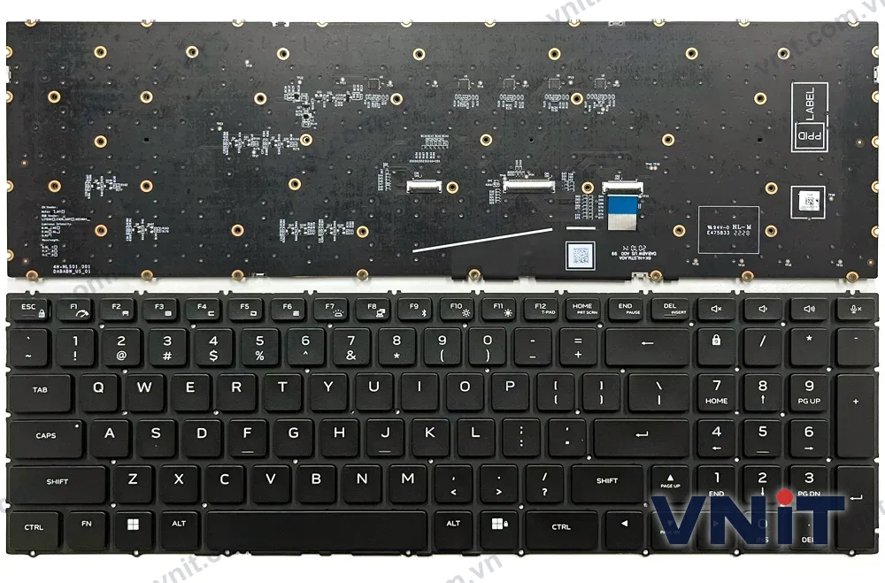 Bàn phím Laptop Dell Alienware M18 R1, M18 R2, Gaming P51E RGB Mechanical (Có đèn nền)