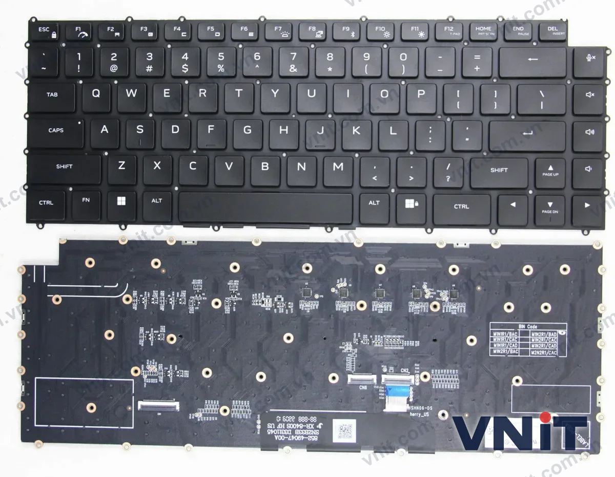 Bàn phím Laptop Dell Alienware X16 R1 R2 mechanical RGB (Có đèn nền)