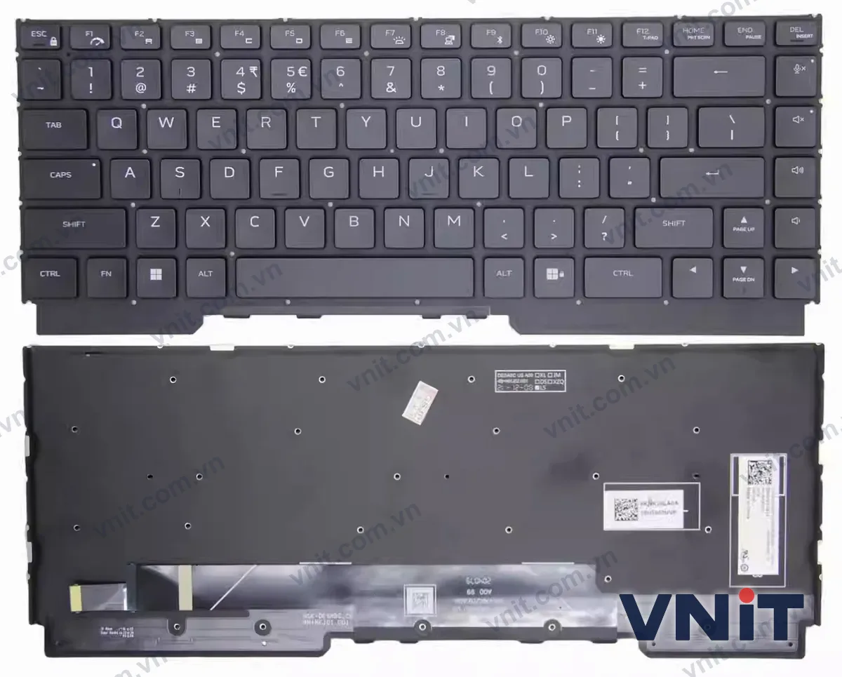 Bàn phím Laptop Dell Cherry G16 7620 7630 7625 7635 colorful (Có đèn nền)