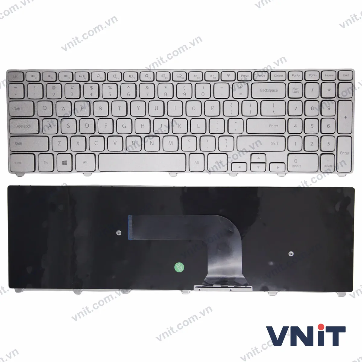 Bàn phím Laptop Dell INSPIRON 15 7537 P36F 17 7000 7746 7737 P24 OEM (Màu bạc)